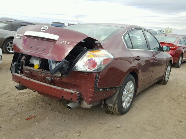 1N4AL2AP1CC177409 - 2012 NISSAN ALTIMA BAS MAROON photo 4