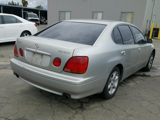 JT8BD69S850204443 - 2005 LEXUS GS 300 SILVER photo 4