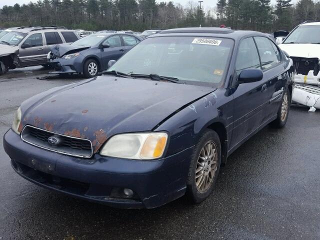 4S3BE625247210991 - 2004 SUBARU LEGACY L S BLUE photo 2