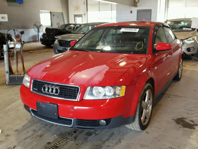 WAULC68E84A017469 - 2004 AUDI A4 1.8T QU RED photo 2