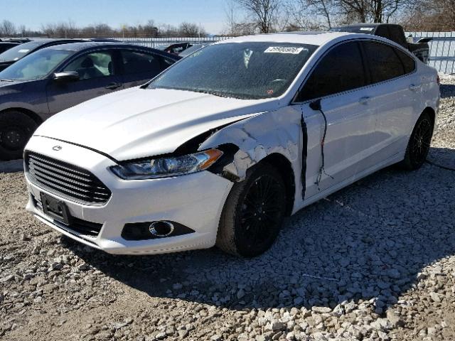 3FA6P0H94DR166266 - 2013 FORD FUSION SE WHITE photo 2