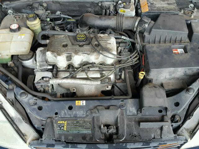 1FAFP34P92W341045 - 2002 FORD FOCUS SE BLUE photo 7