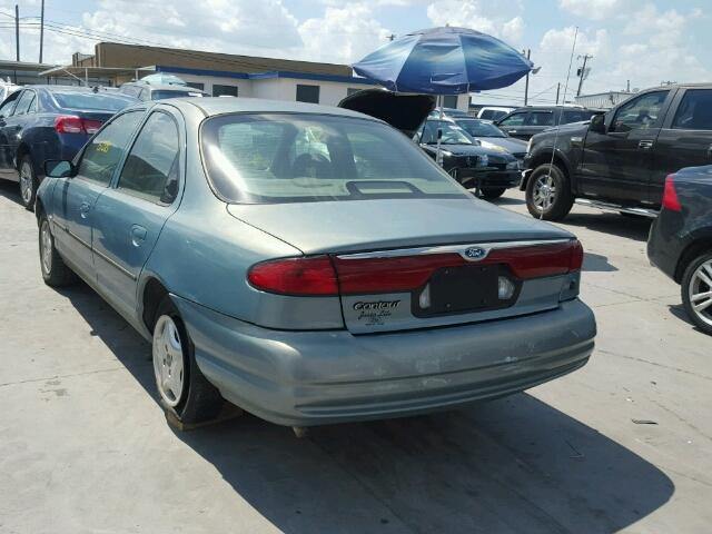 1FALP6533WK147107 - 1998 FORD CONTOUR BA BLUE photo 3