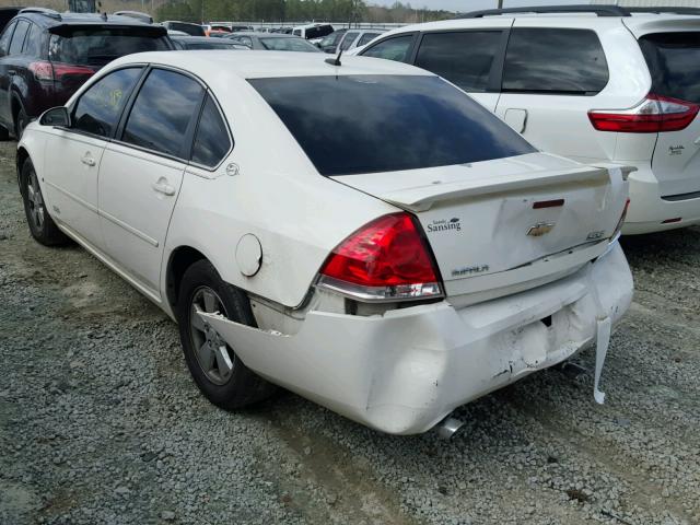 2G1WD58C369264704 - 2006 CHEVROLET IMPALA SUP WHITE photo 3