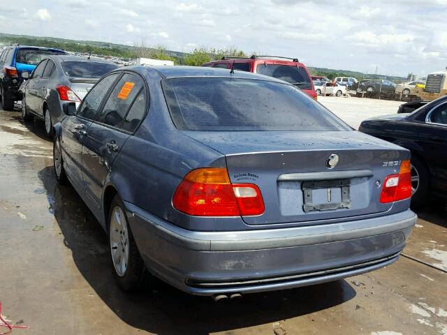 WBAAM3347YCA90797 - 2000 BMW 323I BLUE photo 3