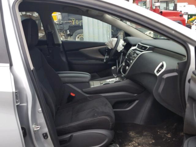 5N1AZ2MG9HN140538 - 2017 NISSAN MURANO S SILVER photo 5