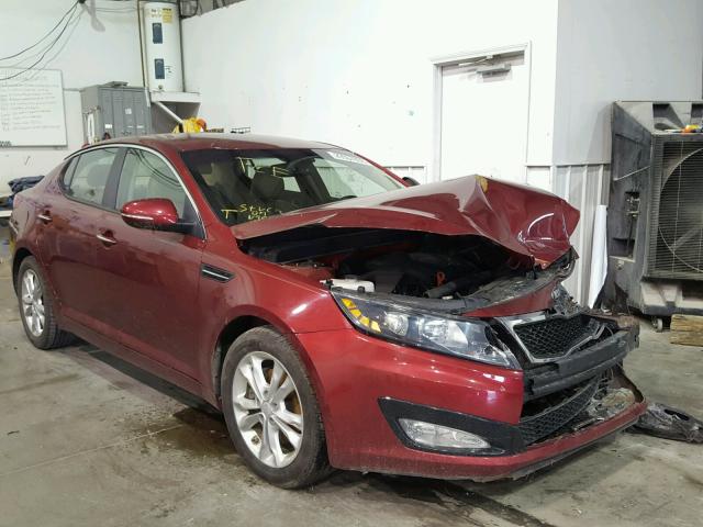 5XXGN4A76DG112311 - 2013 KIA OPTIMA EX RED photo 1