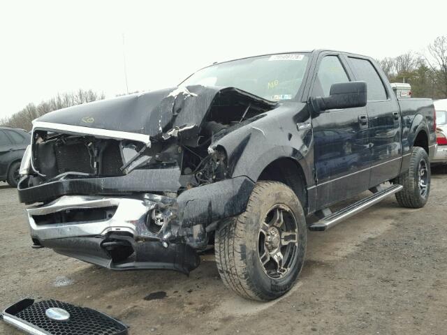 1FTPW14547FB83046 - 2007 FORD F150 SUPER BLACK photo 2