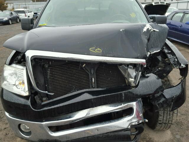 1FTPW14547FB83046 - 2007 FORD F150 SUPER BLACK photo 7