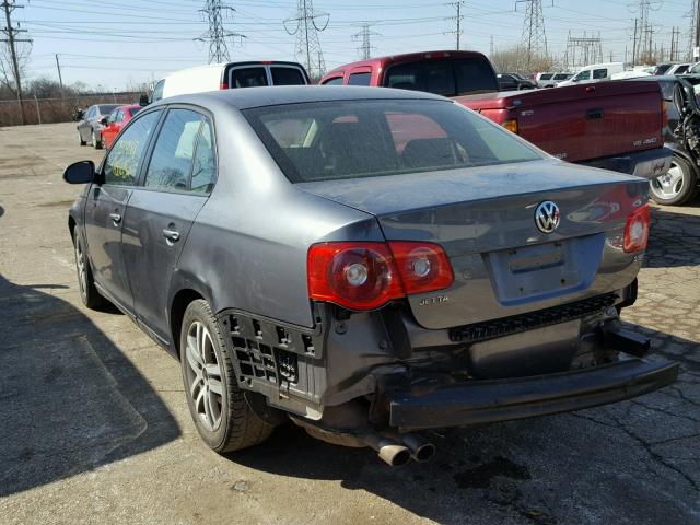 3VWSF71K45M603888 - 2005 VOLKSWAGEN NEW JETTA GRAY photo 3