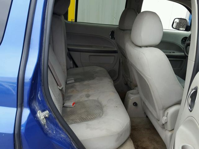 3GNDA13D36S636603 - 2006 CHEVROLET HHR LS BLUE photo 6