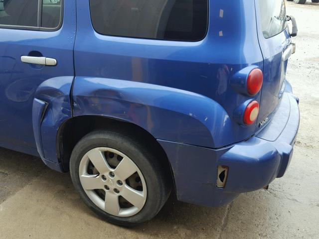 3GNDA13D36S636603 - 2006 CHEVROLET HHR LS BLUE photo 9