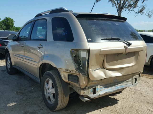 2CKDL63F376047660 - 2007 PONTIAC TORRENT GOLD photo 3