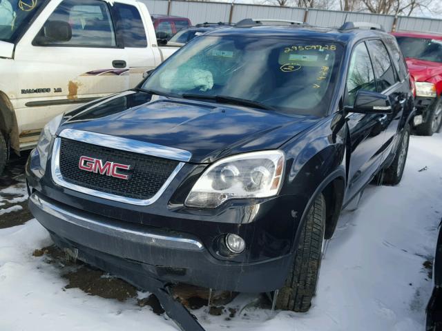 1GKLVNED8AJ144340 - 2010 GMC ACADIA SLT შავი ფოტო 2