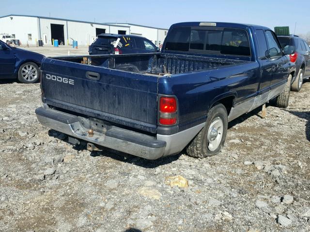 3B7HC13Z41G765977 - 2001 DODGE RAM 1500 BLUE photo 4