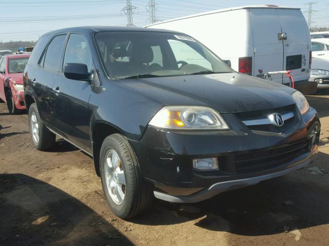 2HNYD18256H502049 - 2006 ACURA MDX BLACK photo 1