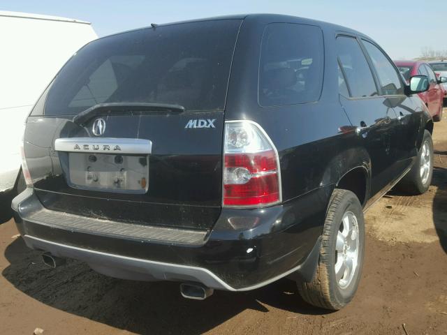 2HNYD18256H502049 - 2006 ACURA MDX BLACK photo 4