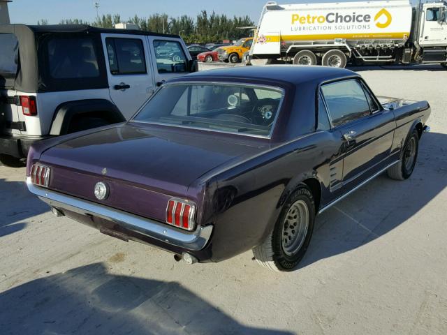 6F07T174354 - 1966 FORD MUSTANG PURPLE photo 4