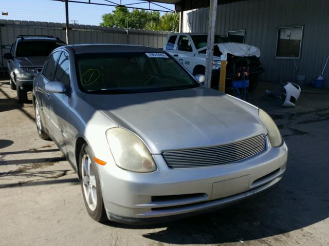 JNKCV51E33M007039 - 2003 INFINITI G35 SILVER photo 1