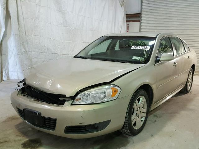 2G1WB5EK4B1213559 - 2011 CHEVROLET IMPALA LT TAN photo 2