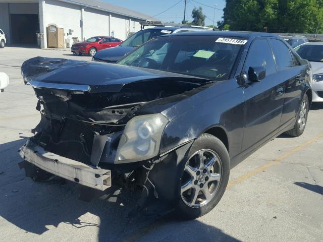 1G6DM57N830174118 - 2003 CADILLAC CTS BLACK photo 2