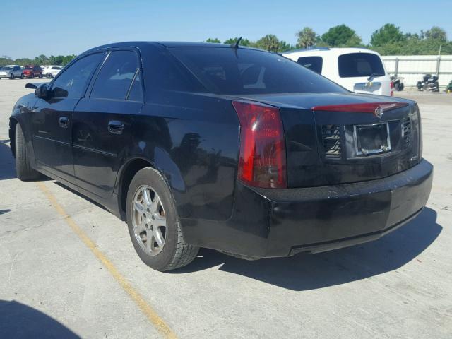 1G6DM57N830174118 - 2003 CADILLAC CTS BLACK photo 3