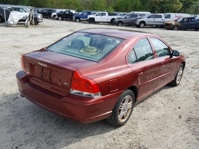 YV1RS592982683068 - 2008 VOLVO S60 2.5T RED photo 4
