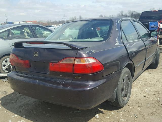 1HGCG1654WA047571 - 1998 HONDA ACCORD EX PURPLE photo 4