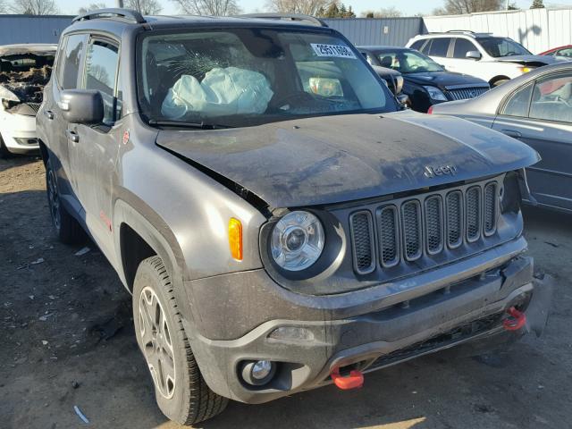 ZACCJBCB8HPG54611 - 2017 JEEP RENEGADE T CHARCOAL photo 1