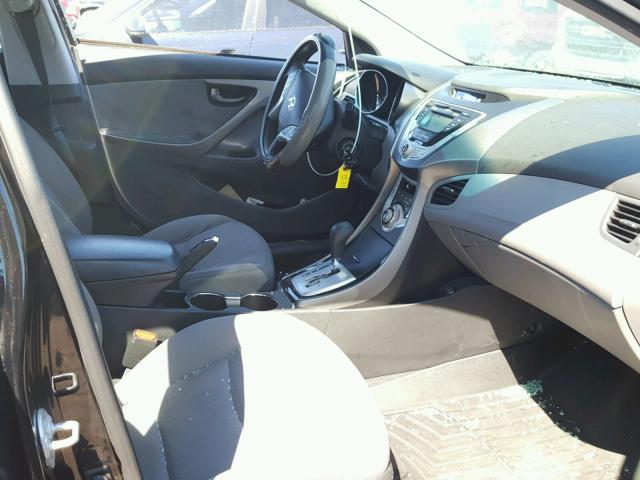 5NPDH4AE1BH008089 - 2011 HYUNDAI ELANTRA GL BLACK photo 5