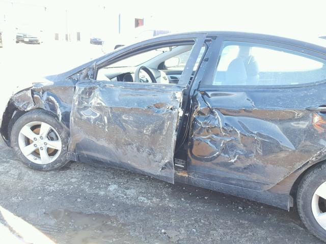 5NPDH4AE1BH008089 - 2011 HYUNDAI ELANTRA GL BLACK photo 9