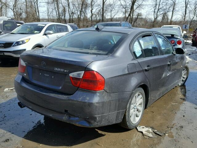 WBAVD13586KV09187 - 2006 BMW 325 XI GRAY photo 4