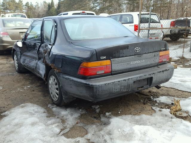 1NXAE09B5SZ277311 - 1995 TOYOTA COROLLA LE BLACK photo 3