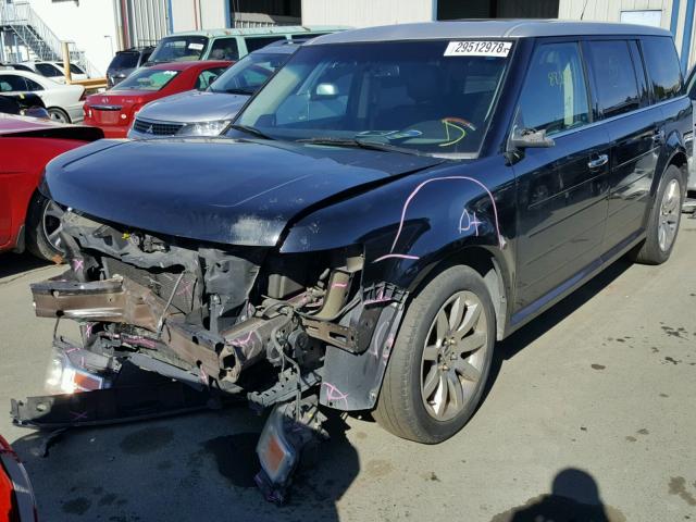 2FMDK53CX9BA26319 - 2009 FORD FLEX LIMIT BLACK photo 2