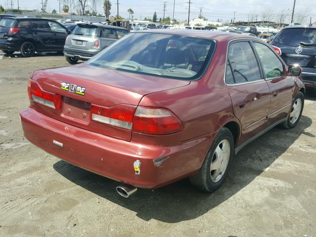 3HGCG6655YG706727 - 2000 HONDA ACCORD LX BURGUNDY photo 4