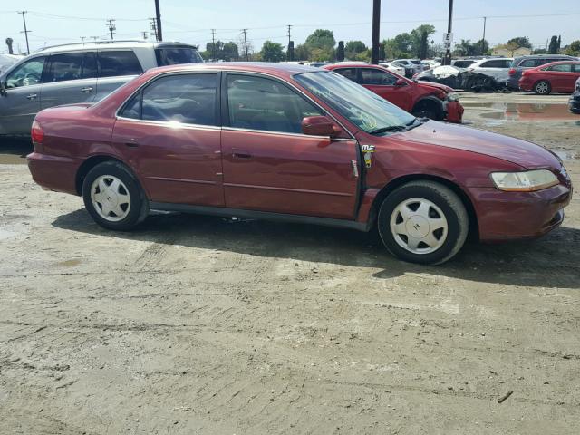 3HGCG6655YG706727 - 2000 HONDA ACCORD LX BURGUNDY photo 9