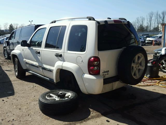 1J4GL58KX5W555691 - 2005 JEEP LIBERTY LI WHITE photo 3