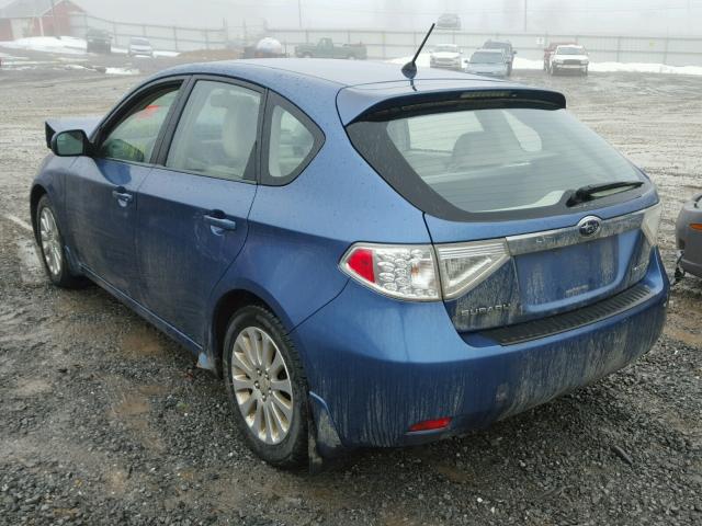 JF1GH61678H801542 - 2008 SUBARU IMPREZA 2. BLUE photo 3