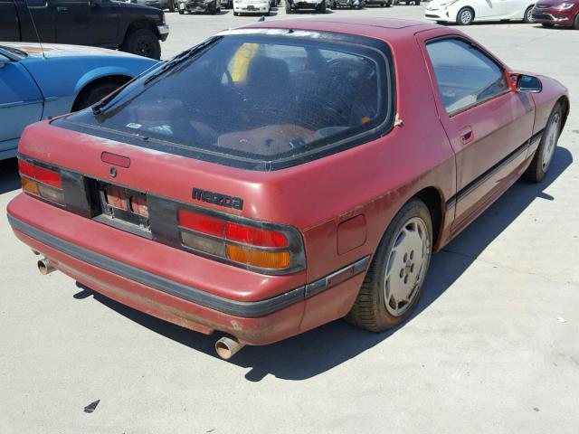 JM1FC3322H0157122 - 1987 MAZDA RX7 RED photo 4