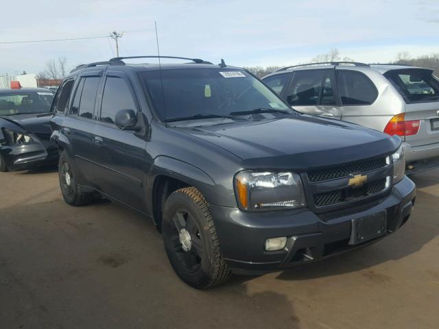 1GNDT13S872180247 - 2007 CHEVROLET TRAILBLAZE BLACK photo 1