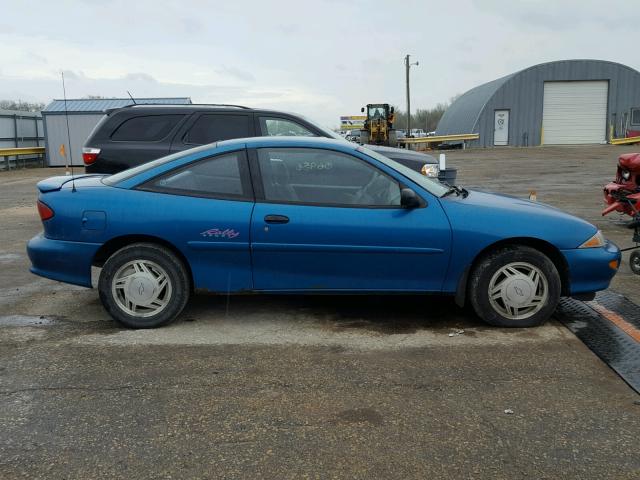 1G1JC1244WM114322 - 1998 CHEVROLET CAVALIER B TURQUOISE photo 9