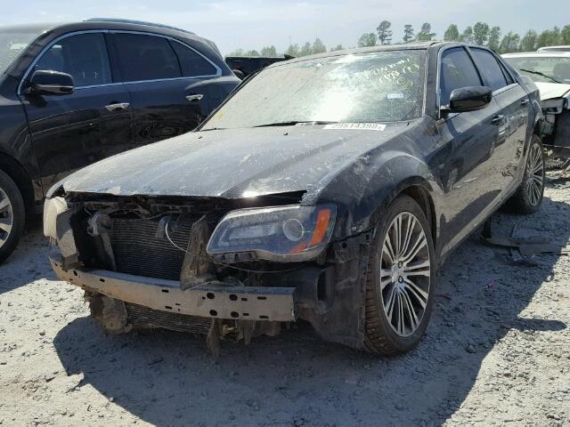 2C3CCABG2DH519514 - 2013 CHRYSLER 300 V6 BLACK photo 2