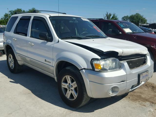 1FMYU95H26KA43208 - 2006 FORD ESCAPE HEV WHITE photo 1