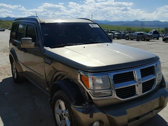 1D8GU58K37W555359 - 2007 DODGE NITRO SLT GOLD photo 1