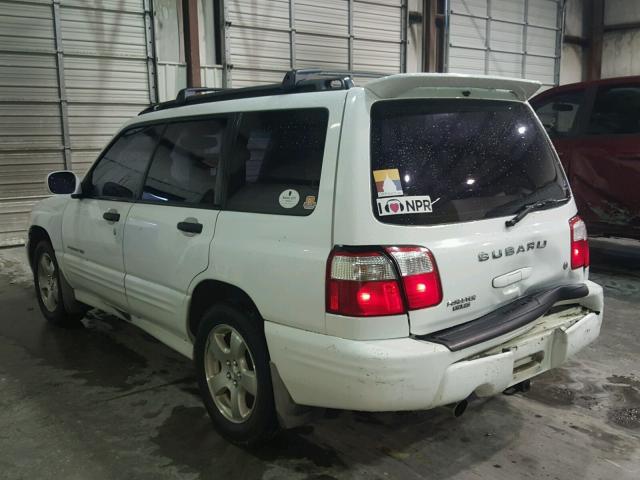 JF1SF65692H714100 - 2002 SUBARU FORESTER S 白色 照片 3