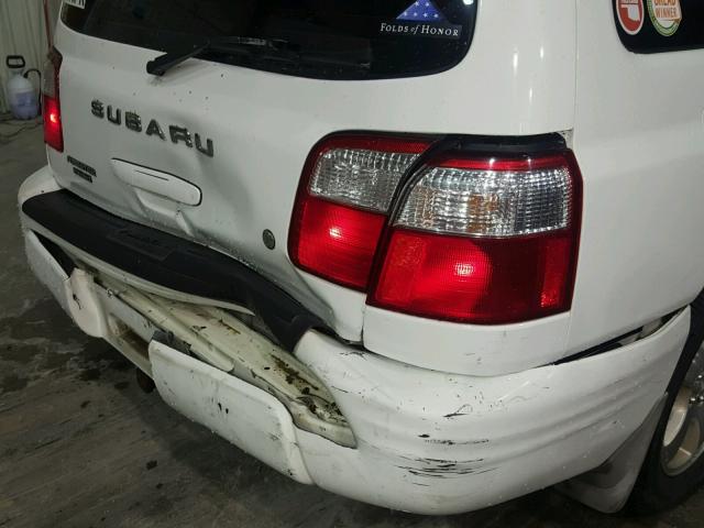 JF1SF65692H714100 - 2002 SUBARU FORESTER S 白色 照片 9