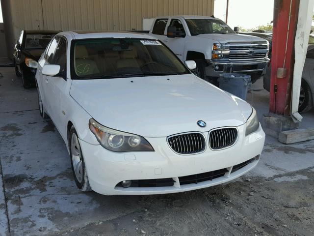 WBANE53526CK89771 - 2006 BMW 525 I WHITE photo 1