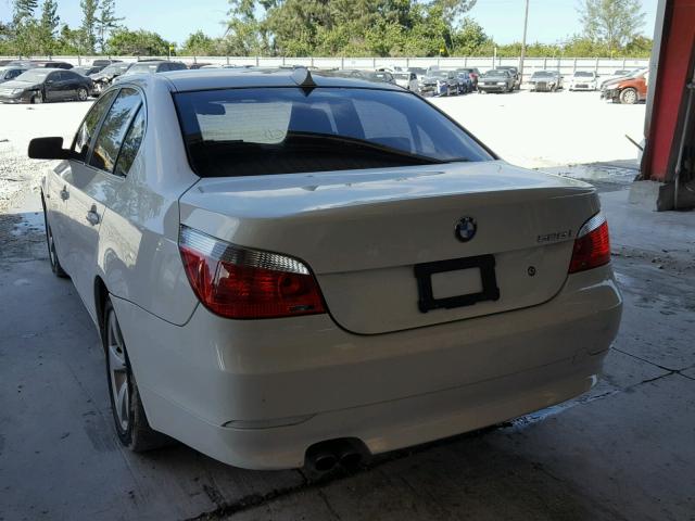 WBANE53526CK89771 - 2006 BMW 525 I WHITE photo 3