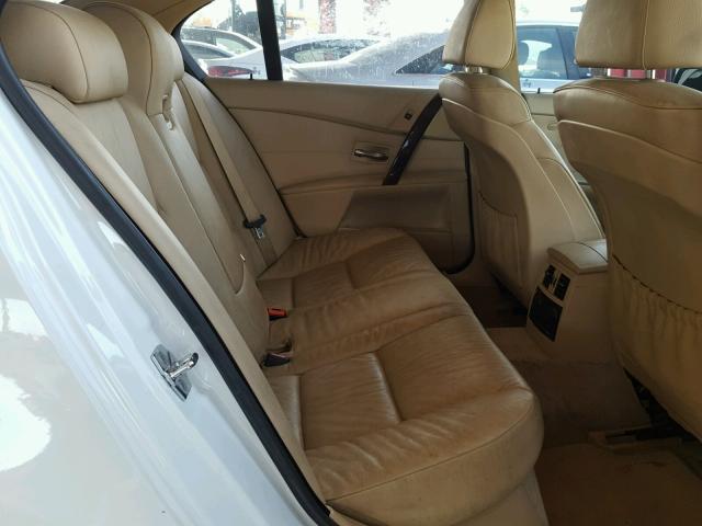 WBANE53526CK89771 - 2006 BMW 525 I WHITE photo 6