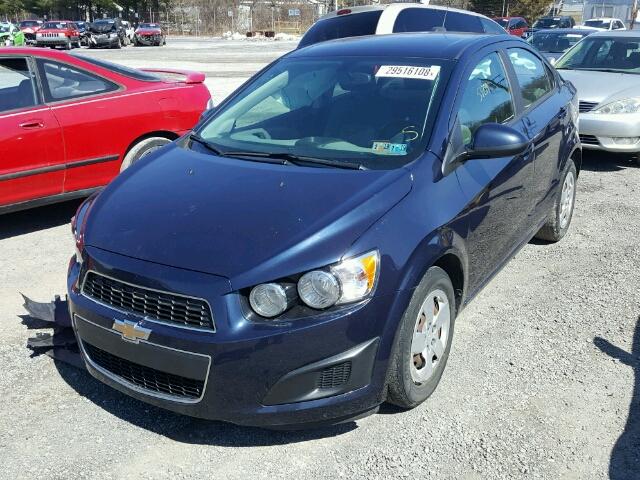 1G1JA5SH8F4172921 - 2015 CHEVROLET SONIC LS 蓝色 照片 2